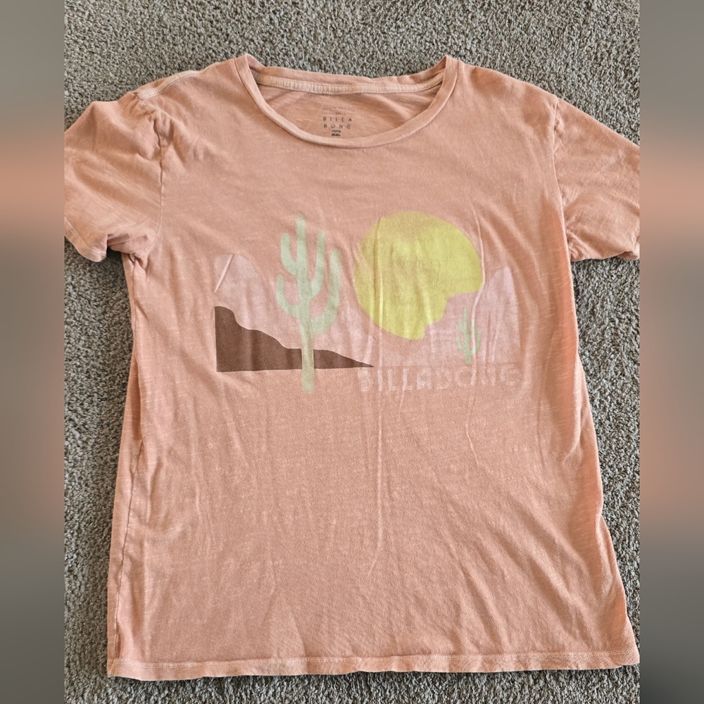 Billabong Peach Graphic T-Shirt